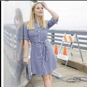 Draper James Gingham Shirt Dress